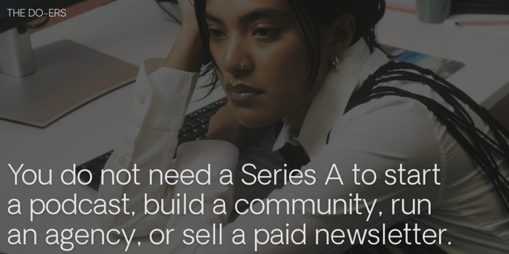 Women leaning on desk exhausted by work. 